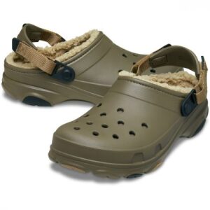 Crocs Χειμερινά σαμπό unisex All Terrain Lined Clog 207936-267 Walnut - Image 3