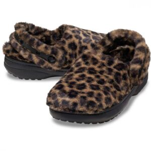 Crocs Παντόφλες Χειμερινές Clogs Unfurgettable Animal Clog 212002-2LD Sepia/Leopard - Image 2