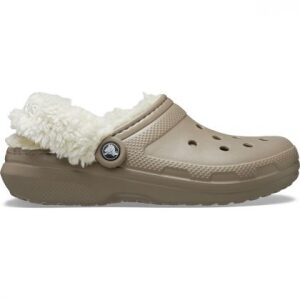 Crocs Παντόφλες Χειμερινές Unisex Classic Fleece Lined Clog 211396-195 Mushroom