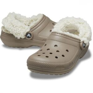 Crocs Παντόφλες Χειμερινές Unisex Classic Fleece Lined Clog 211396-195 Mushroom - Image 2