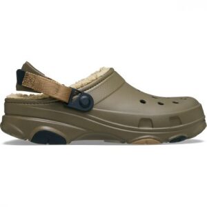 Crocs Χειμερινά σαμπό unisex All Terrain Lined Clog  207936-267 Walnut