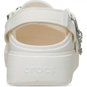 Crocs Γυναικείο Σαμπό Loaferette Star Studded Clog 214212-0WV Chalk - Image 4