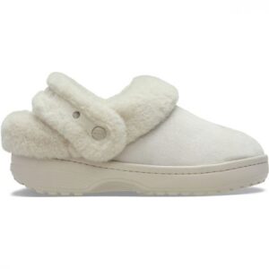 Crocs Παντόφλες Χειμερινές Unfurgtble Vegan Suede Clog 212106-2PL Cocoa Cream