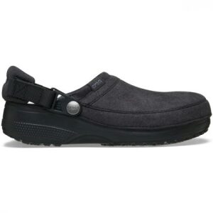Crocs Classic Unisex Crafted Vegan Suede Clog 211930-060 Black