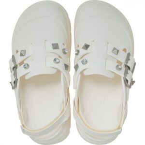 Crocs Γυναικείο Σαμπό Loaferette Star Studded Clog 214212-0WV Chalk - Image 5