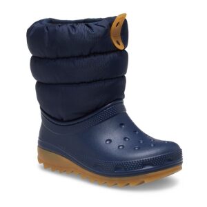 Παιδικά γαλότσάκια Crocs Kids Classic Neo Puff Boot 207684-4PQ Navy - Image 3