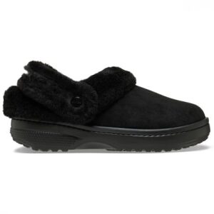 Crocs Παντόφλες Χειμερινές Unfurgtble Vegan Suede Clog 212106-001 Black