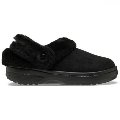 Crocs Παντόφλες Χειμερινές Unfurgtble Vegan Suede Clog 212106-001 Black