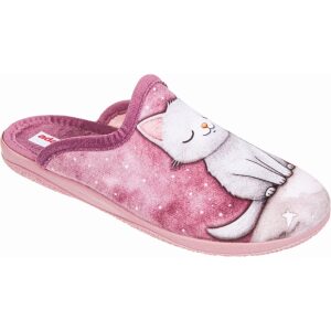 Γυναικείες χειμερινές παντόφλες adams shoes 624-26525 Malva