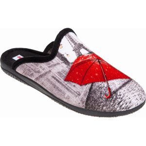 Γυναικείες χειμερινές παντόφλες adams shoes 624-26536 Black