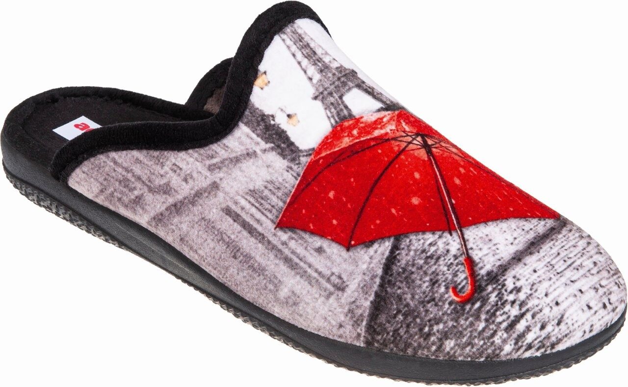 Γυναικείες χειμερινές παντόφλες adams shoes 624-26536 Black