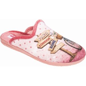 Γυναικείες χειμερινές παντόφλες adams shoes 624-26539 Salmon