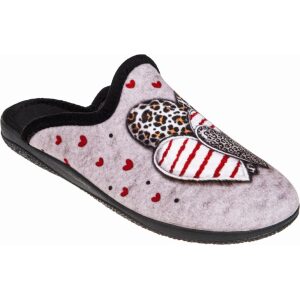 Γυναικείες χειμερινές παντόφλες adams shoes 624-26547 Black