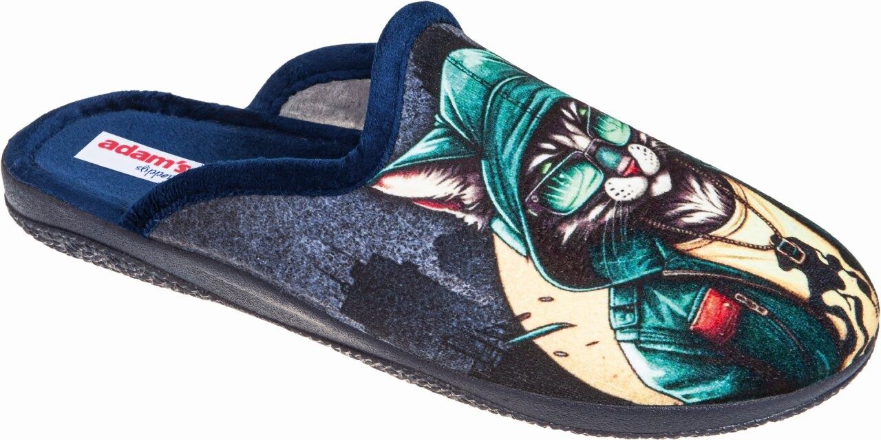 Χειμερινές παντόφλες αγόρι adam's shoes 624-26733 Blue