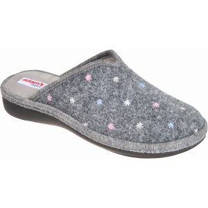 Γυναικείες χειμερινές παντόφλες adams shoes 754-26510 Grey