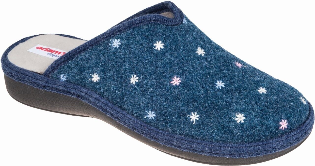 Γυναικείες χειμερινές παντόφλες adams shoes 754-26510 Blue