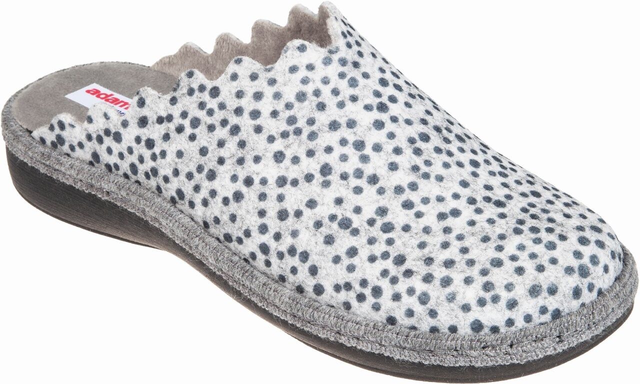 Γυναικείες χειμερινές παντόφλες adams shoes 754-26512 Grey