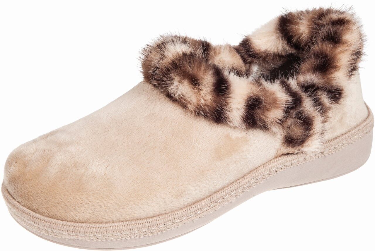 Γυναικείες χειμερινές παντόφλες adams shoes 754-26453 Tostado