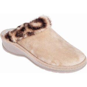 Γυναικείες χειμερινές παντόφλες adams shoes 754-26544 Tostado