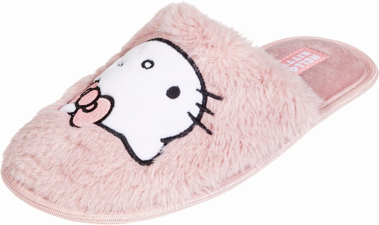 Χειμερινές παντόφλες unisex Hello Kitty Disney by adam's shoes 904-26522 Pink