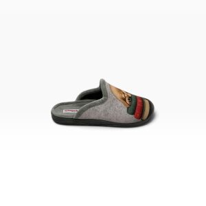Γυναικείες χειμερινές παντόφλες adams shoes 624-26522 Gris - Image 3
