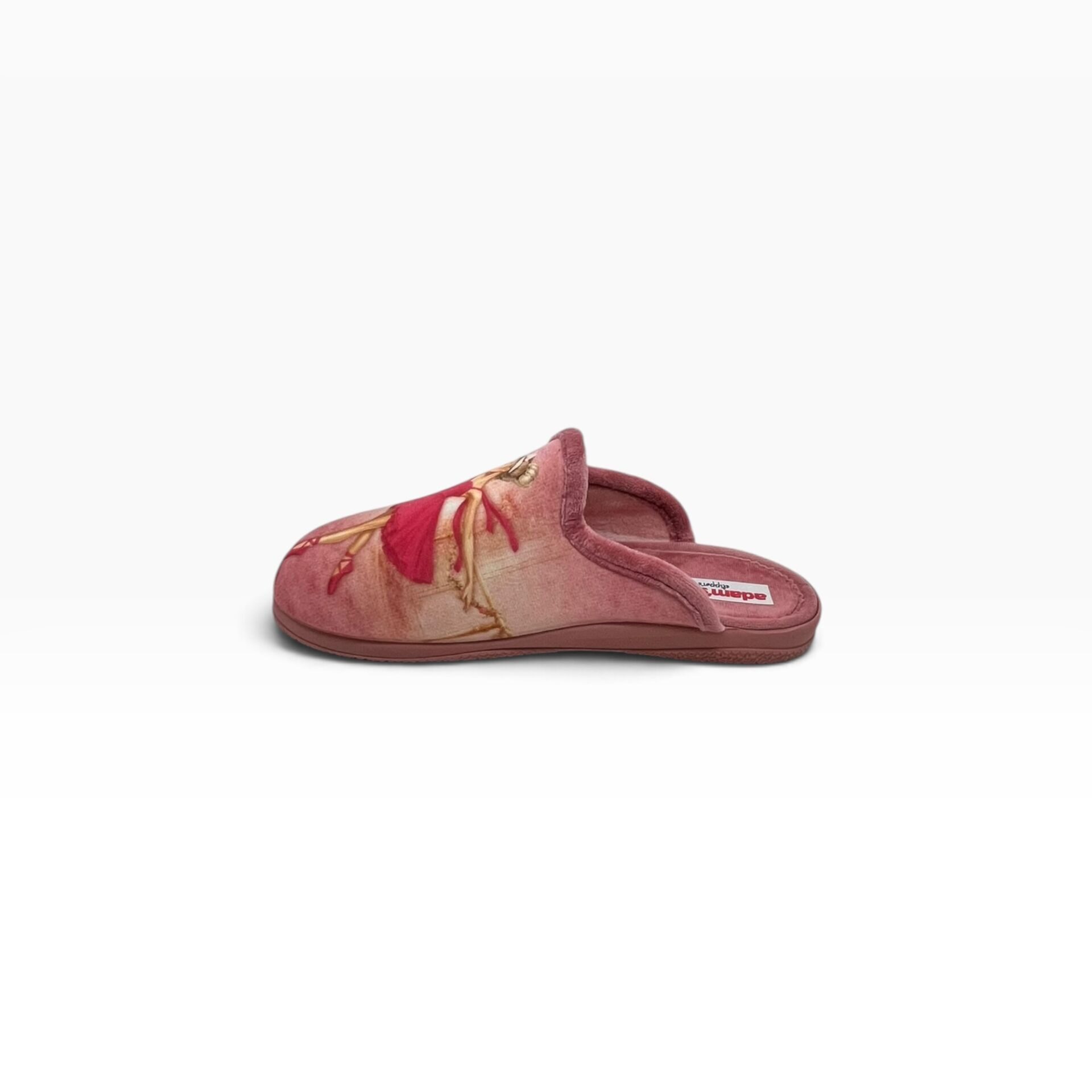 Γυναικείες χειμερινές παντόφλες adams shoes 624-26551 Salmon - Image 2