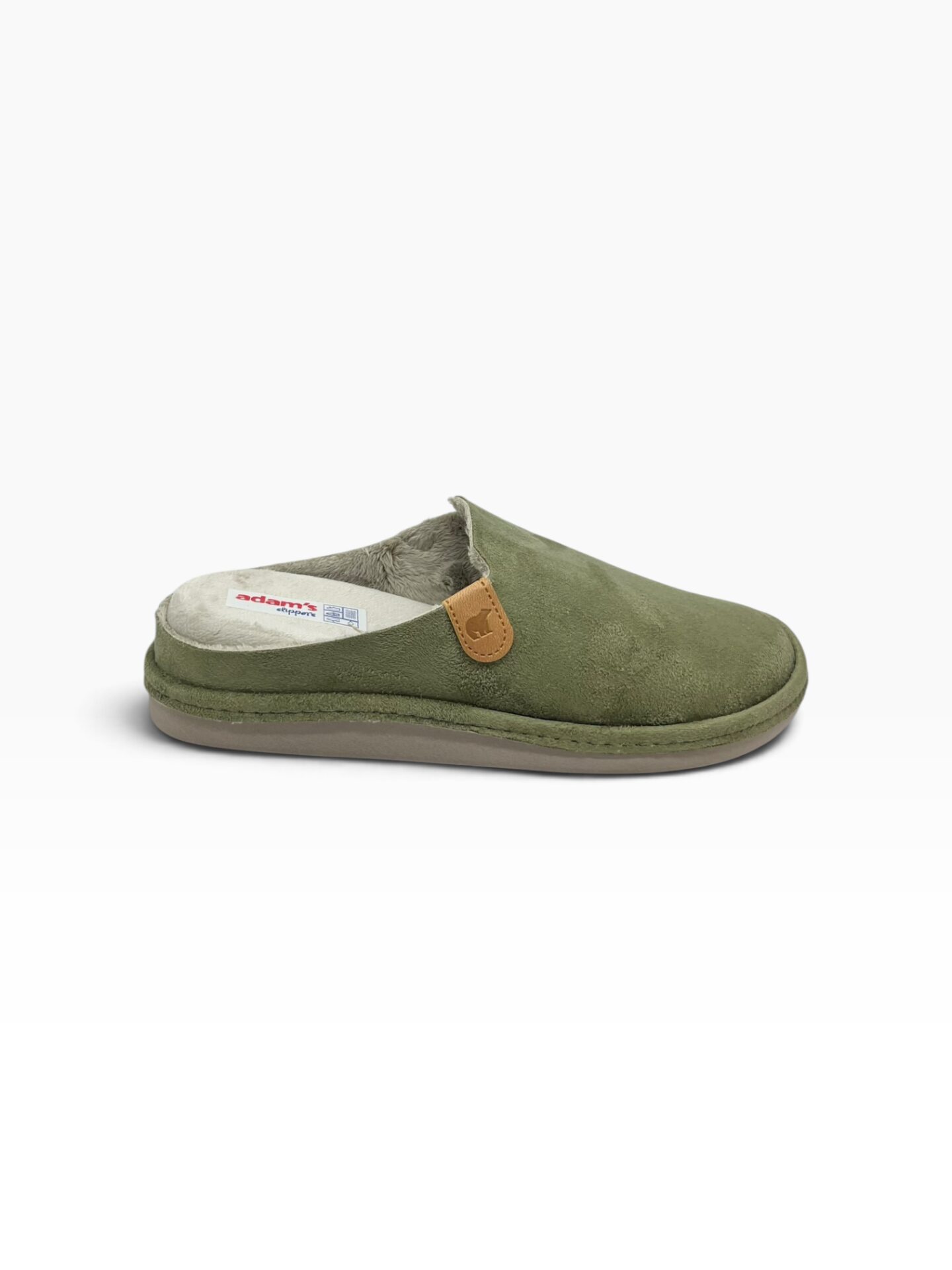 Γυναικείες χειμερινές παντόφλες adams shoes 754-26522 Kaki - Image 3