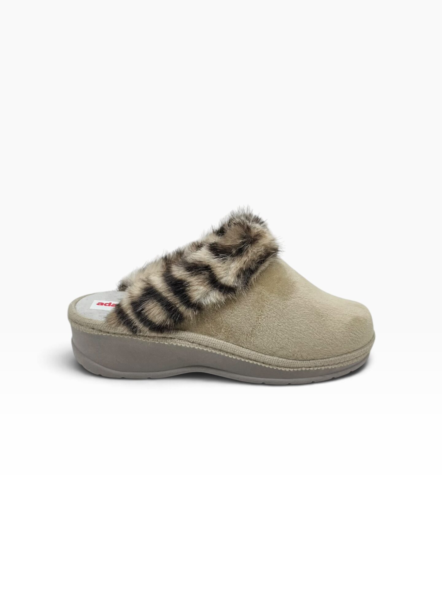 Γυναικείες χειμερινές παντόφλες adams shoes 754-26544 Tostado - Image 3