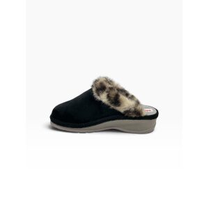 Γυναικείες χειμερινές παντόφλες adams shoes 754-26544 Black - Image 2