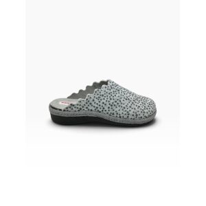 Γυναικείες χειμερινές παντόφλες adams shoes 754-26512 Grey - Image 3