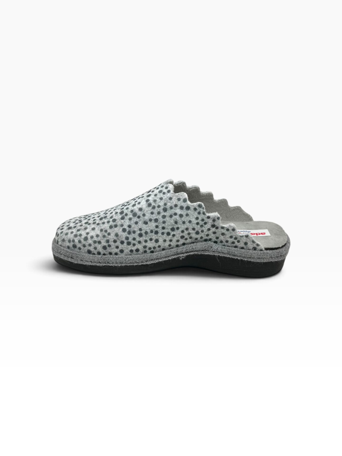 Γυναικείες χειμερινές παντόφλες adams shoes 754-26512 Grey - Image 2