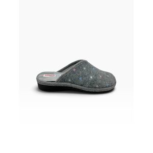 Γυναικείες χειμερινές παντόφλες adams shoes 754-26510 Grey - Image 3