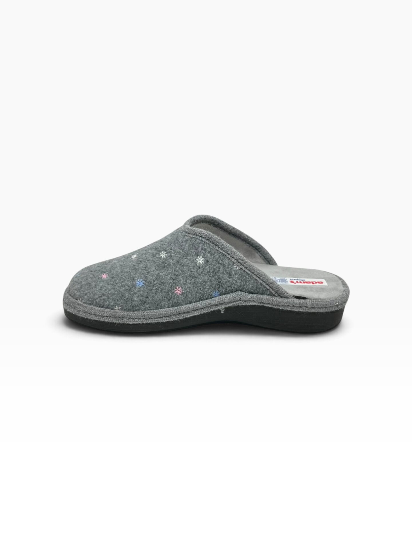 Γυναικείες χειμερινές παντόφλες adams shoes 754-26510 Grey - Image 2