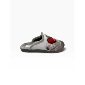 Γυναικείες χειμερινές παντόφλες adams shoes 624-26546 Gris - Image 3