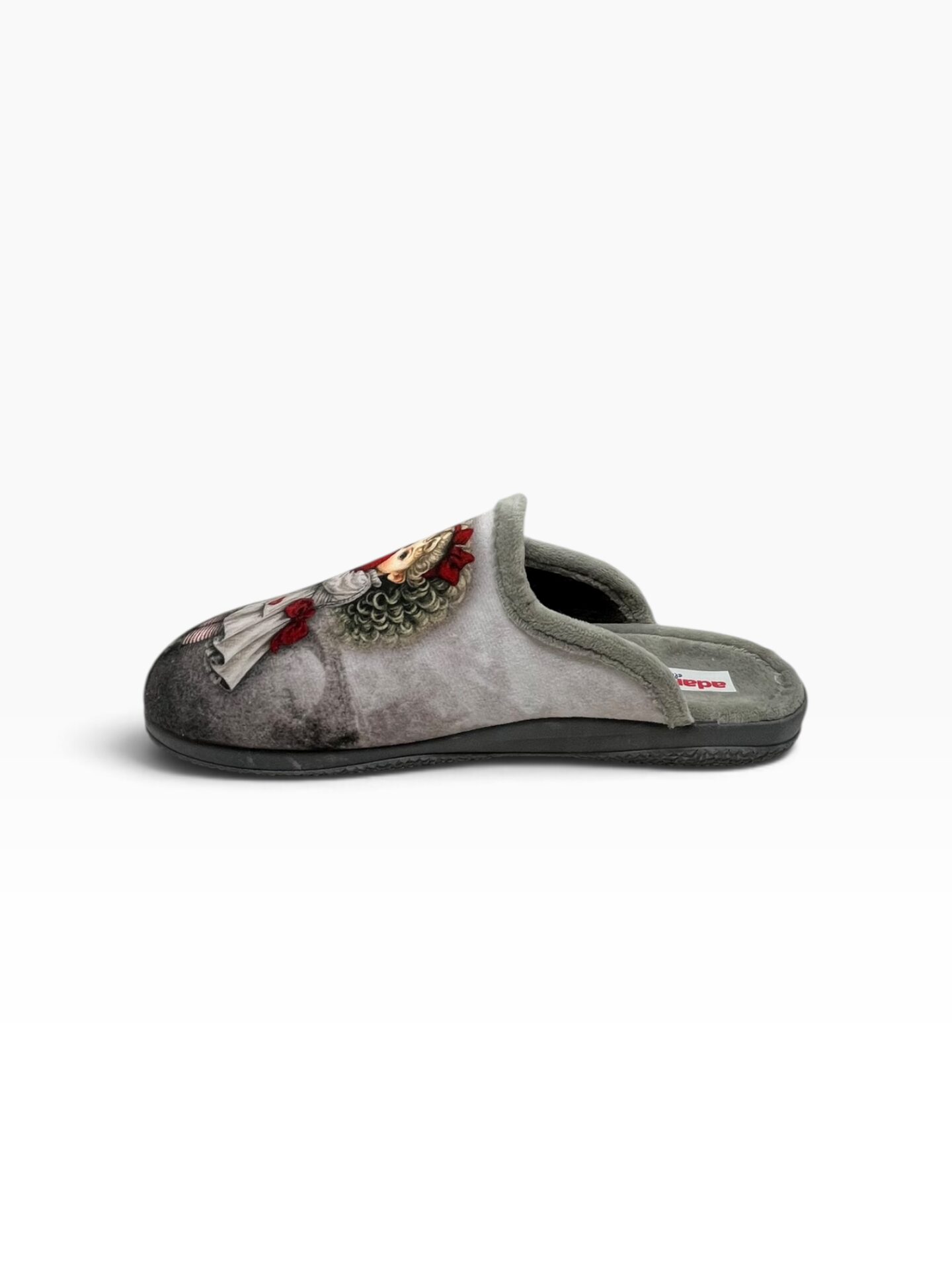 Γυναικείες χειμερινές παντόφλες adams shoes 624-26546 Gris - Image 4