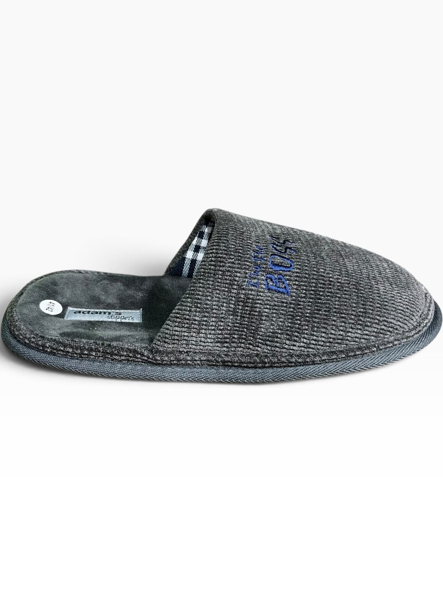 Ανδρικές παντόφλες χειμερινές Adams shoes 895-26506 Grey - Image 3