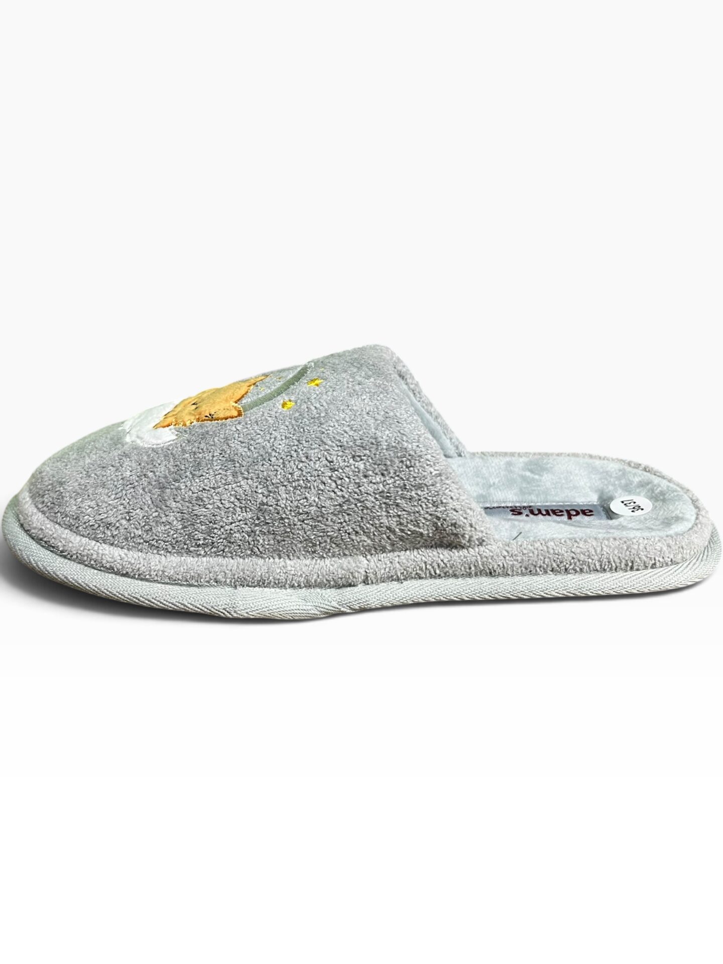 Γυναικείες χειμερινές παντόφλες adams shoes 896-26521 Grey - Image 2