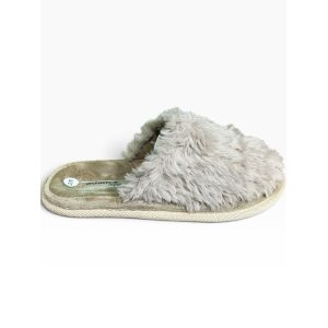 Γυναικείες χειμερινές παντόφλες adams shoes 896-26523 Beige - Image 3