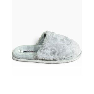 Γυναικείες χειμερινές παντόφλες adams shoes 896-26523 Grey - Image 3