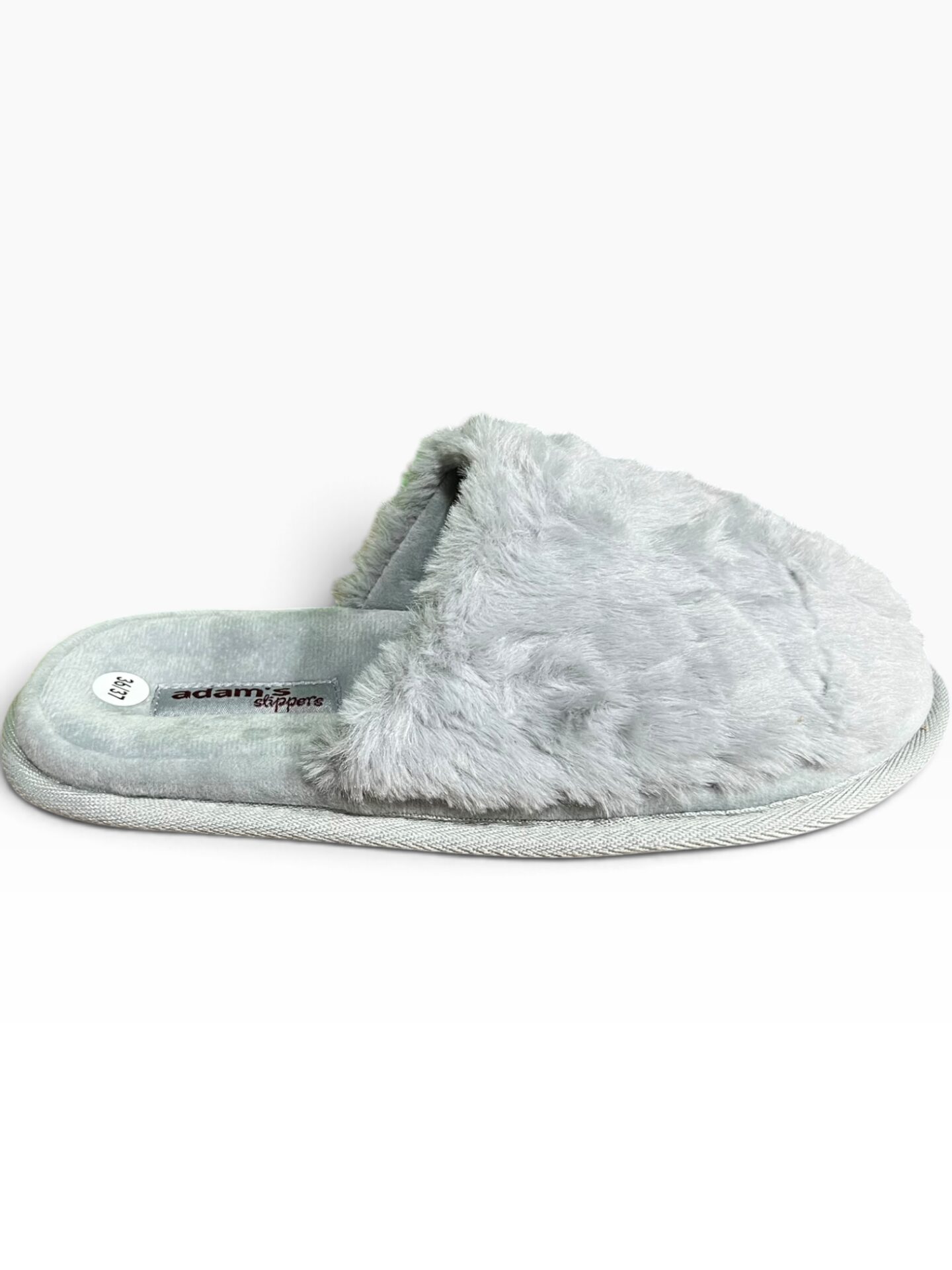 Γυναικείες χειμερινές παντόφλες adams shoes 896-26523 Grey - Image 3