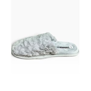 Γυναικείες χειμερινές παντόφλες adams shoes 896-26523 Grey - Image 2