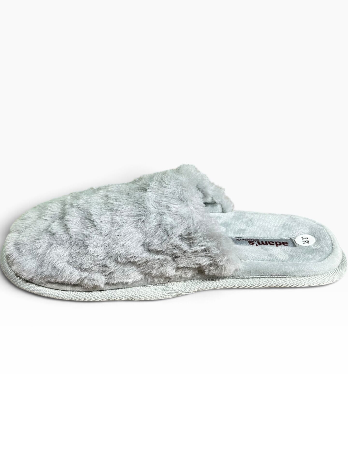 Γυναικείες χειμερινές παντόφλες adams shoes 896-26523 Grey - Image 2