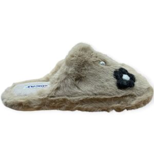 Γυναικεία χειμερινή παντόφλα Dicas DC2611 Beige - Image 2