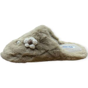 Γυναικεία χειμερινή παντόφλα Dicas DC2611 Beige - Image 3