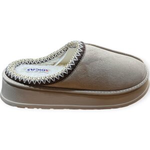 Γυναικείες χειμερινές παντόφλες Dicas DC2605 Beige - Image 2