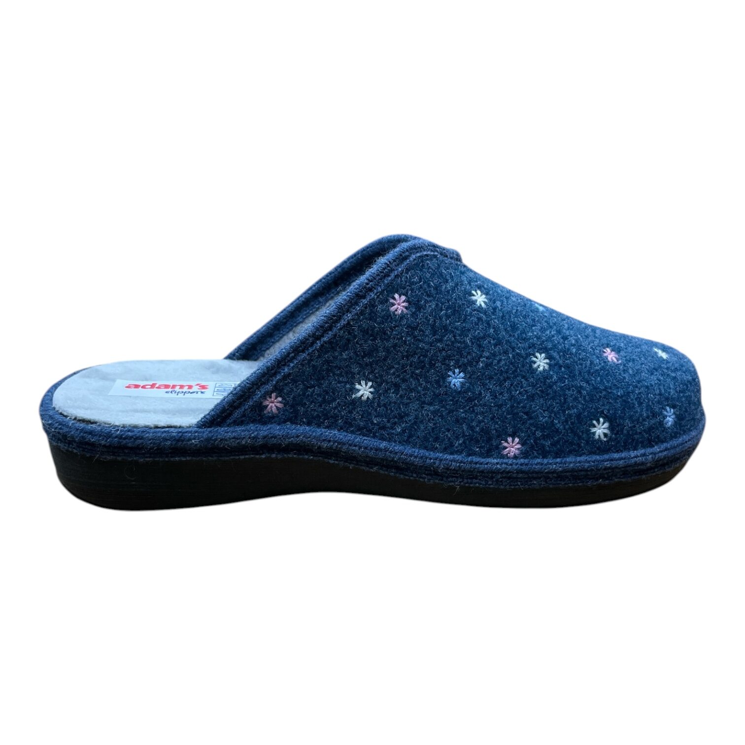 Γυναικείες χειμερινές παντόφλες adams shoes 754-26510 Blue - Image 2