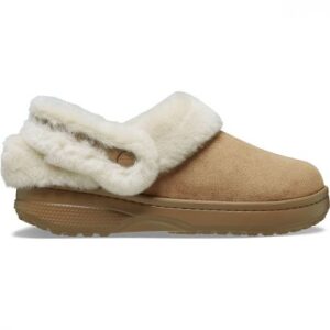 Crocs Παντόφλες Χειμερινές Unfurgtble Vegan Suede Clog 212106-2EY Sepia