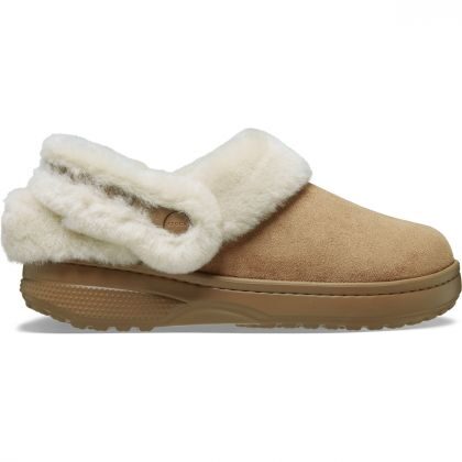 Crocs Παντόφλες Χειμερινές Unfurgtble Vegan Suede Clog 212106-2EY Sepia