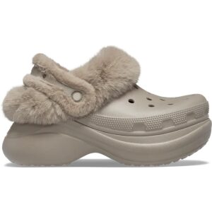 Crocs Clog Bae Lined Platform 211753-195 Mushroom