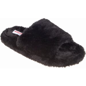 Γυναικείες χειμερινές παντόφλες adams shoes 903-26503 Black